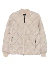 Alpha Tauri Octal V1.y9.02 Padded Bomber Jacket In Neutral