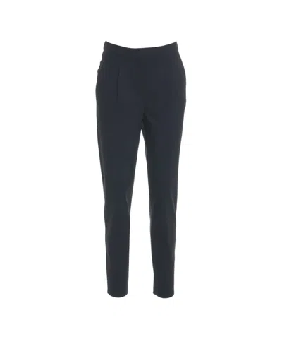 Alpha Tauri Pleated Trousers With Contemporary Fit And Concealed Closure In Blue