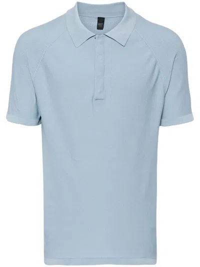 Alpha Tauri Short-sleeve Polo Shirt In Blue