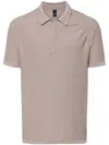 Alpha Tauri Short-sleeve Polo Shirt In Neutrals