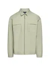 Alpha Tauri Zip-up Flap-pocket Jacket In Black