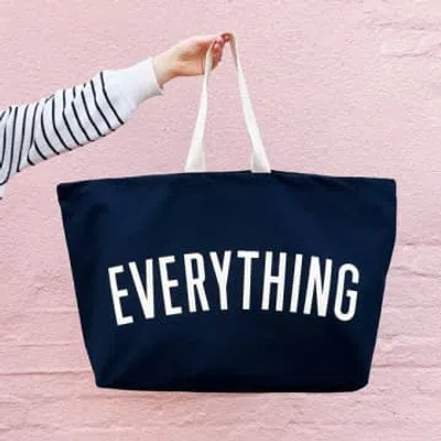 Alphabet Bags Everything Large Tote Bag In Blue