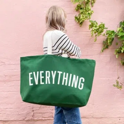Alphabet Bags Everything Large Tote Bag In Green