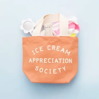 Alphabet Bags Ice Cream Appreciation Society In Orange