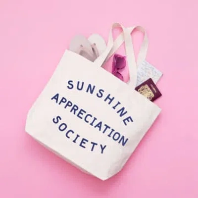 Alphabet Bags Sunshine Appreciation Society In White