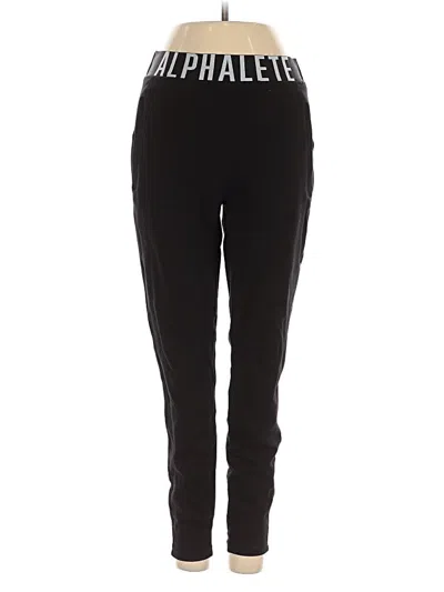 Pre-owned Alphalete Athletics Active Pants In Black