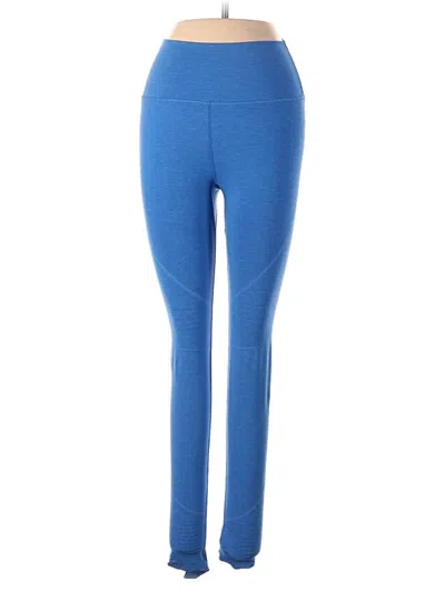 Pre-owned Alphalete Athletics Active Pants In Blue