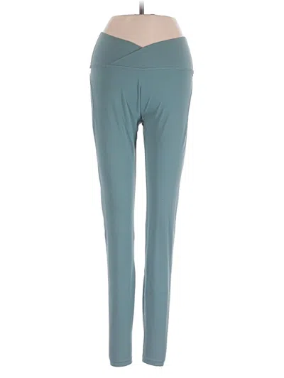 Pre-owned Alphalete Athletics Active Pants In Blue