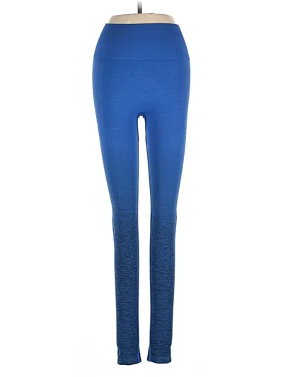 Pre-owned Alphalete Athletics Active Pants In Blue
