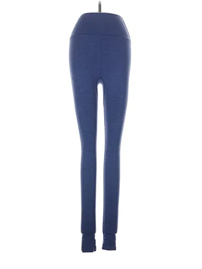 Pre-owned Alphalete Athletics Active Pants In Blue