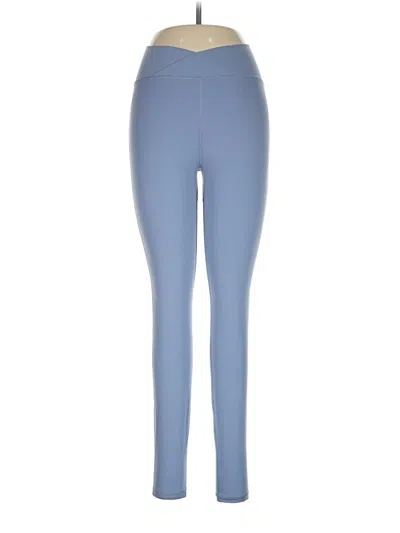 Pre-owned Alphalete Athletics Active Pants In Blue