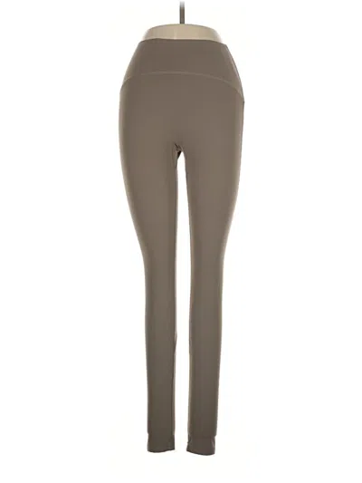 Pre-owned Alphalete Athletics Active Pants In Brown