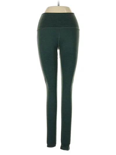 Pre-owned Alphalete Athletics Active Pants In Green