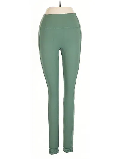 Pre-owned Alphalete Athletics Active Pants In Green