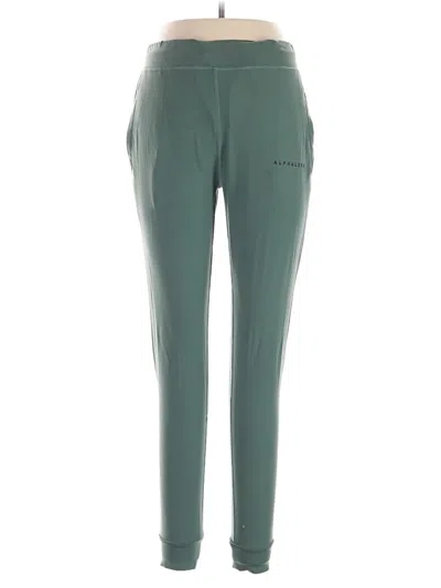 Pre-owned Alphalete Athletics Active Pants In Green