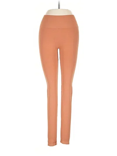 Pre-owned Alphalete Athletics Active Pants In Orange