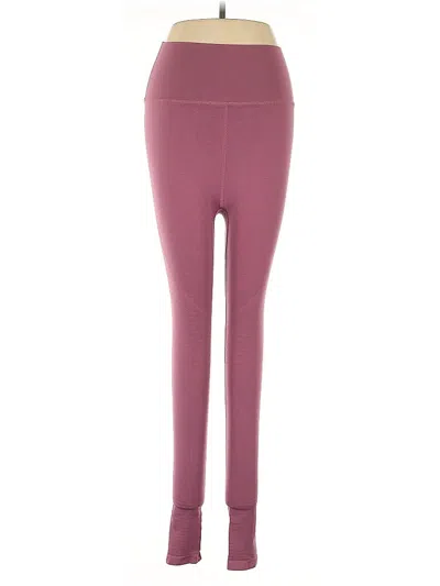 Pre-owned Alphalete Athletics Active Pants In Purple