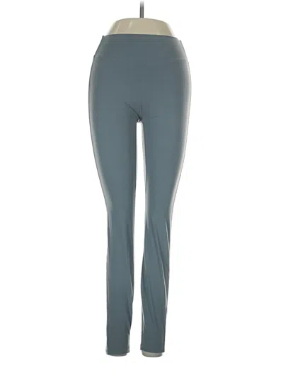 Pre-owned Alphalete Athletics Active Pants In Teal