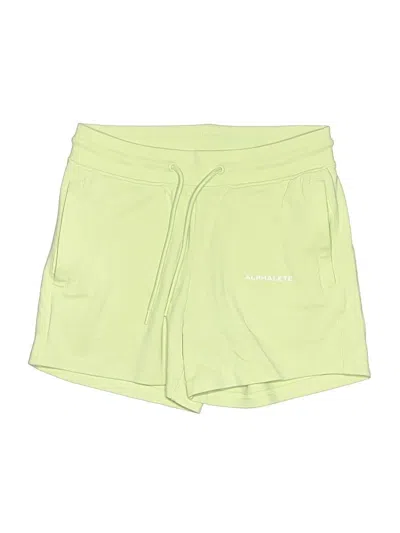 Pre-owned Alphalete Athletics Athletic Shorts In Green