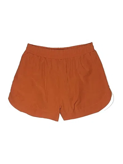 Pre-owned Alphalete Athletics Athletic Shorts In Orange