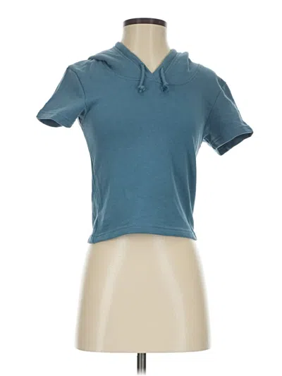 Pre-owned Alphalete Athletics Cardigan Sweater In Blue