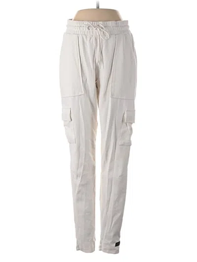 Pre-owned Alphalete Athletics Cargo Pants In White
