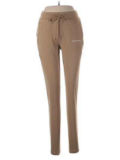 Pre-owned Alphalete Athletics Casual Pants In Brown