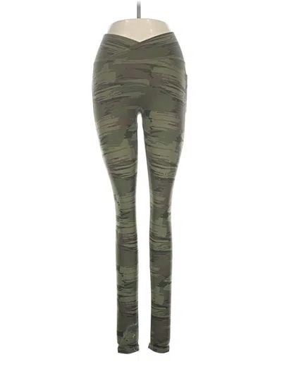 Pre-owned Alphalete Athletics Leggings In Green