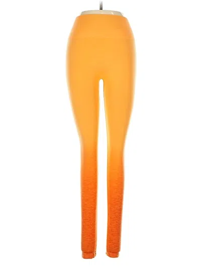 Pre-owned Alphalete Athletics Leggings In Orange