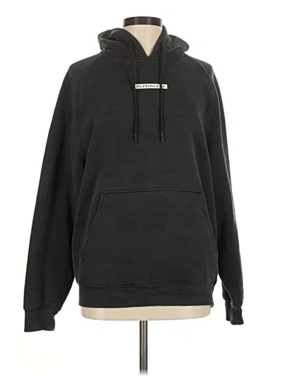 Pre-owned Alphalete Athletics Pullover Hoodie In Black
