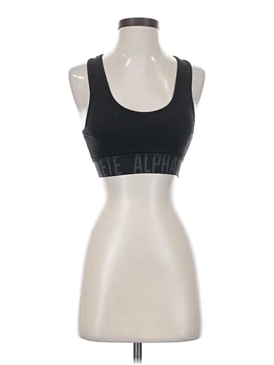 Pre-owned Alphalete Athletics Sports Bra In Black
