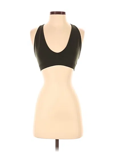Pre-owned Alphalete Athletics Sports Bra In Green