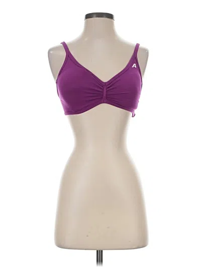 Pre-owned Alphalete Athletics Sports Bra In Purple