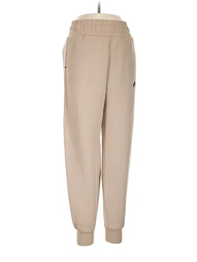 Pre-owned Alphalete Athletics Sweatpants In Tan