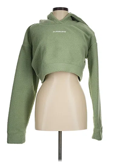 Pre-owned Alphalete Athletics Sweatshirt In Green