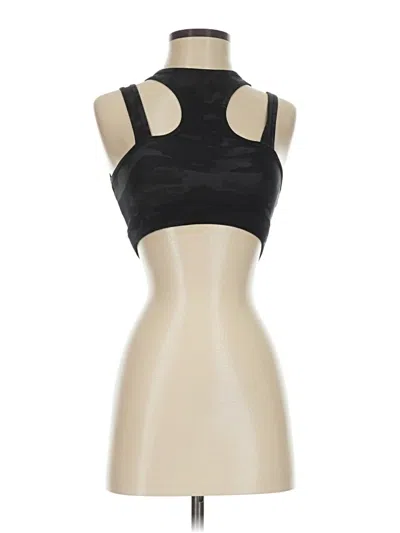 Pre-owned Alphalete Athletics Tank Top Black Strapless Neckline Tops