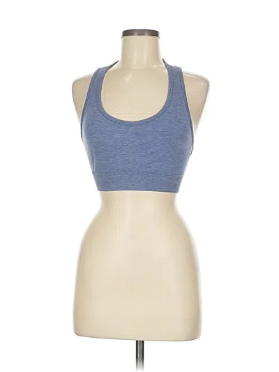 Pre-owned Alphalete Athletics Tank Top Blue Halter Neckline Tops