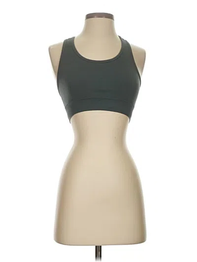 Pre-owned Alphalete Athletics Tank Top Gray Halter Neckline Tops