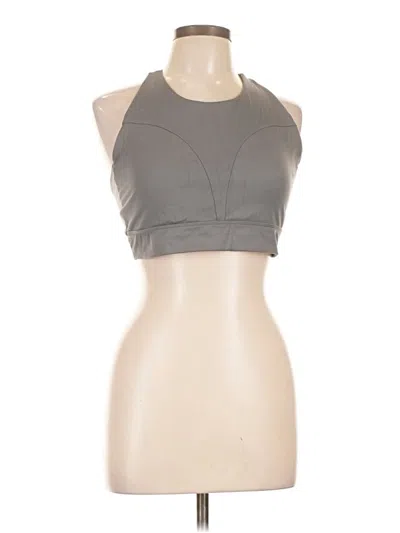 Pre-owned Alphalete Athletics Tank Top Gray Halter Neckline Tops
