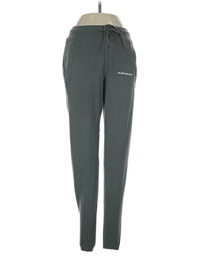 Pre-owned Alphalete Athletics Track Pants In Gray