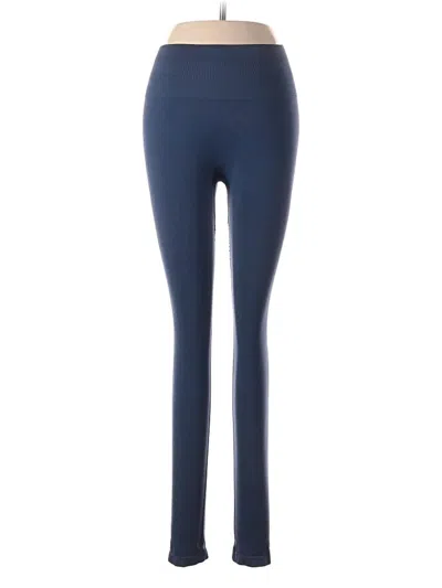 Pre-owned Alphalete Athletics Yoga Pants In Blue