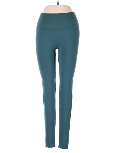 Pre-owned Alphalete Athletics Yoga Pants In Green