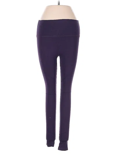Pre-owned Alphalete Athletics Yoga Pants In Purple