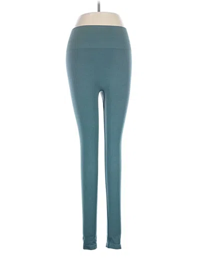 Pre-owned Alphalete Athletics Yoga Pants In Teal