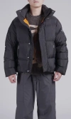 Alphastyle Leverett Cropped Down Puffer In Black