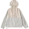 Alphastyle Lodi Water Repellent Lightweight Anorak Jacket In Gray