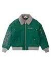 Alphastyle Men's Hermosa Primaloft Padded Flight Jacket In Green