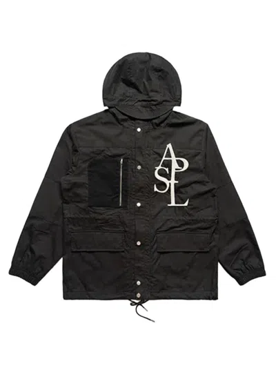 Alphastyle Men's Owasco Hooded Parka Jacket In Black