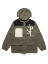Shop Alphastyle Men's Owasco Hooded Parka Jacket In Dark Olive