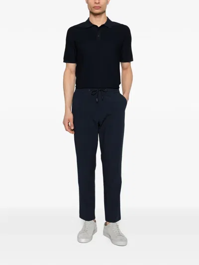 Alphatauri Fenzi Short-sleeve Polo Shirt In Blue